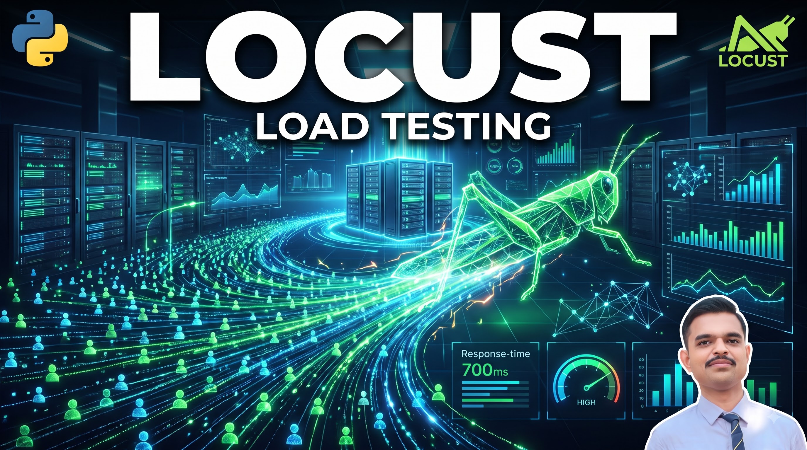 Locust Load Testing in Python | Test FastAPI with 100 Virtual Users