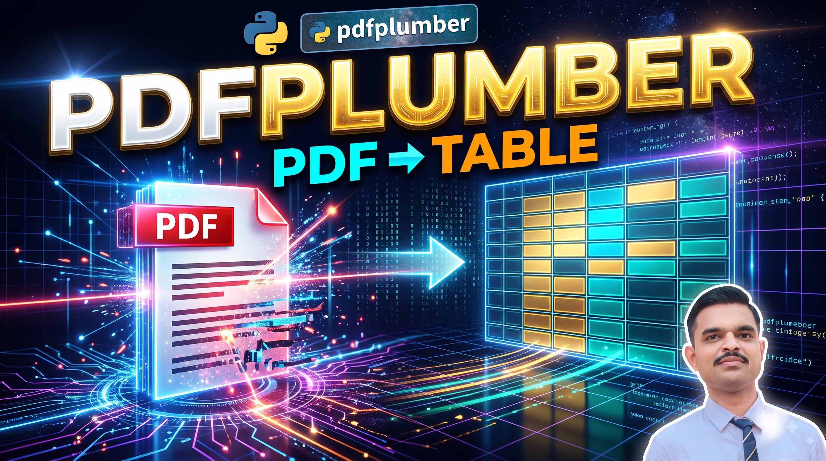 PDFPlumber | Python library for extracting text, tables, and other information from PDF documents.